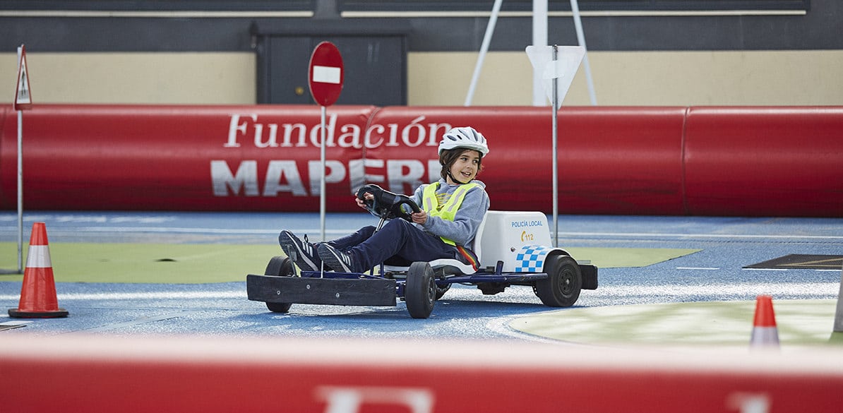 Por medio de la Caravana de Educación Vial, la Fundación MAPFRE, busca promover comportamientos responsables y cívicos en los niños