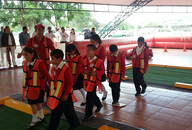 Caravana de Educación Vial de Fundación MAPFRE En Tlaxcala