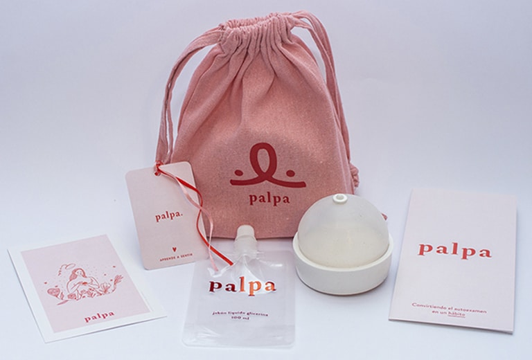 Palpa (Chile), una esponja de ducha que permite a la mujer examinarse la mama y reconocer un tumor con mayor facilidad